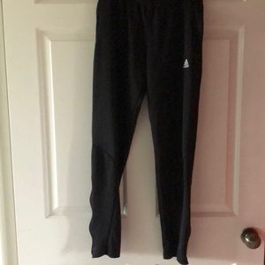 Adidas Black Climalite Soccer Pants 12/14